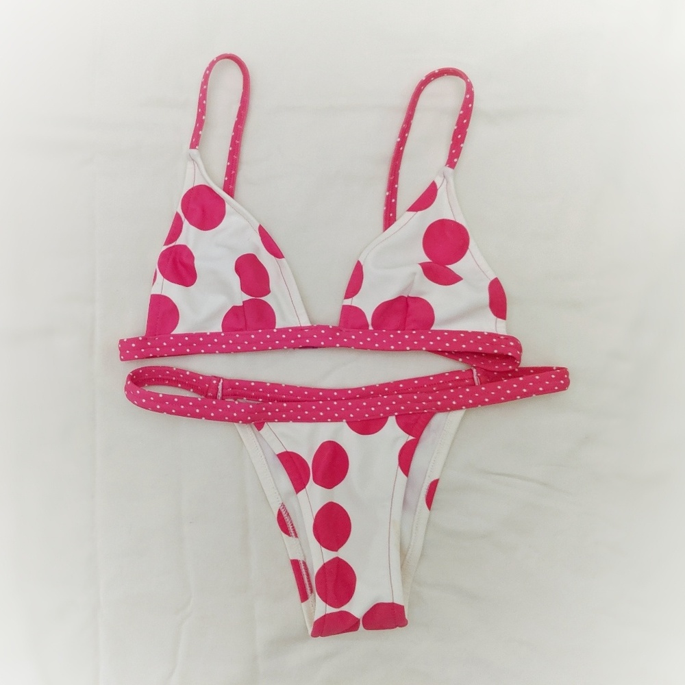 MOVING SALE! 🔥👙🔥 Brazilian Cut Ryga Pink Dot Bikini